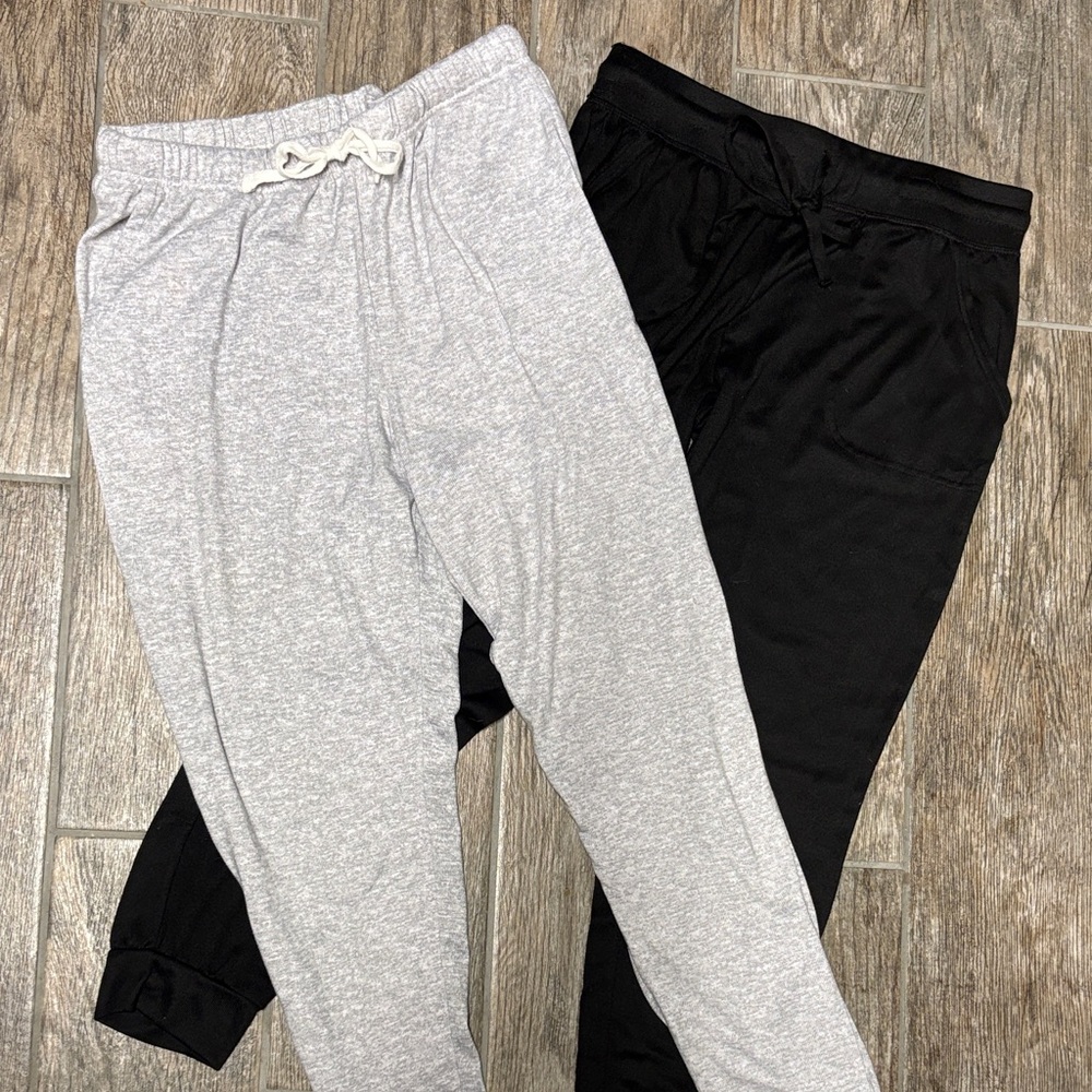 Black & Grey Joggers Black size small Grey size large